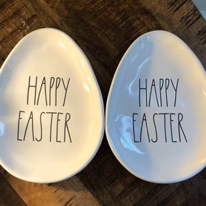 Rae Dunn Easter decorative dishes